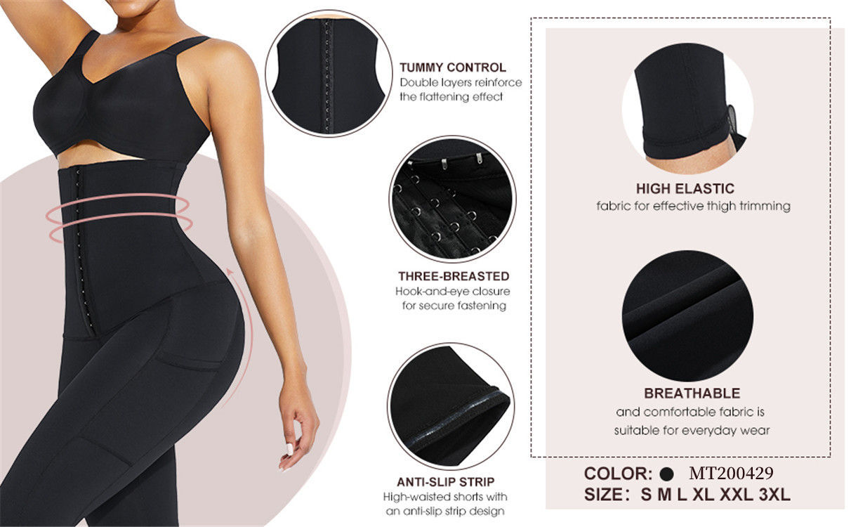 Womens High Waist Leggings for Fitness Shapewear - Tummy Control Workout Pants